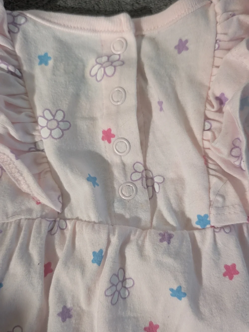Pink Bluey Newborn Romper